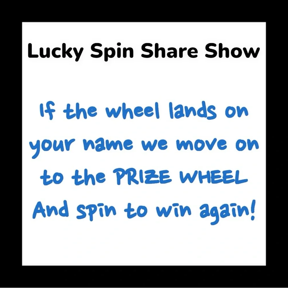 🎉💙LIKE & SHARE to be notified when the next Lucky Spin Share Show goes live🎉 - Picture 5 of 12
